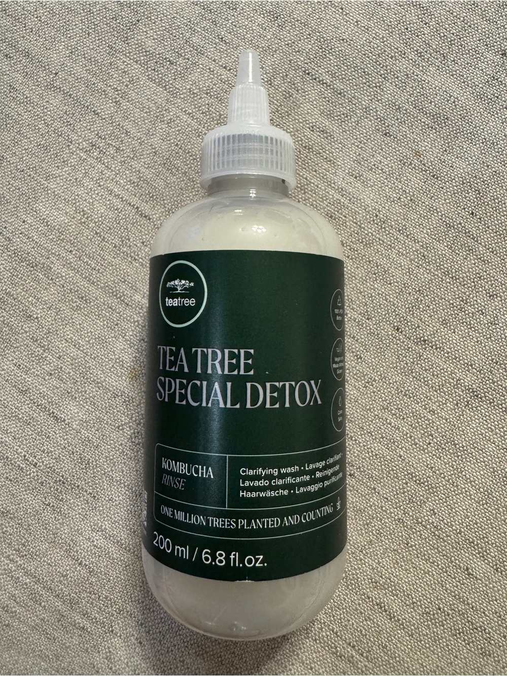 Paul Mitchell Tea Tree Special Detox Kombucha Rinse clarifying wash 6.8 fl oz